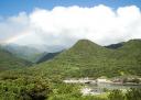 屋久島　栗生から七五岳方面を望む